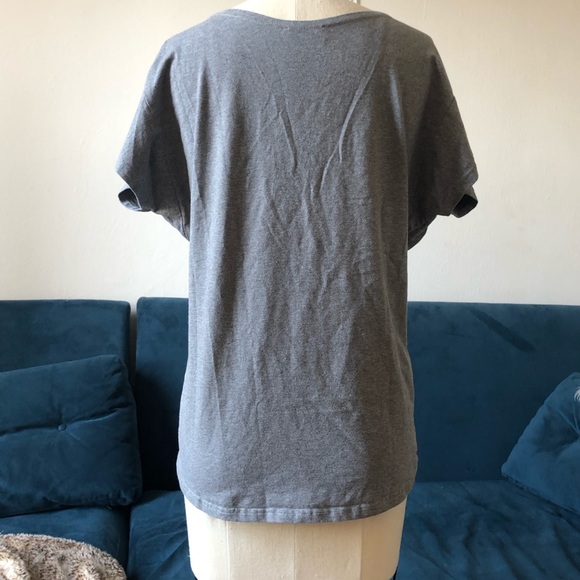 Elegantees Eco-tee asymmetrical gray small - Picture 3 of 5